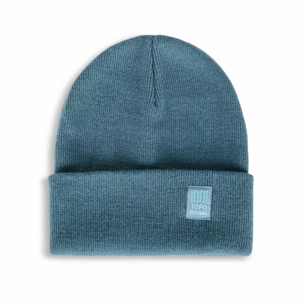 topo designs | work cap beanie - pond blue